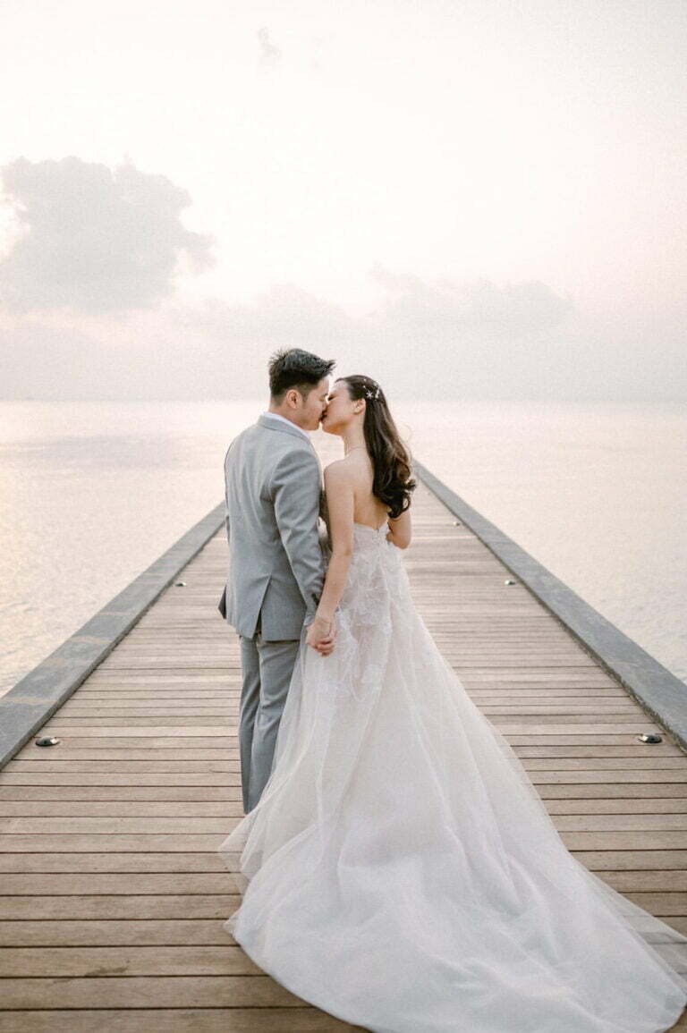 Theresia wearing Sallee gown