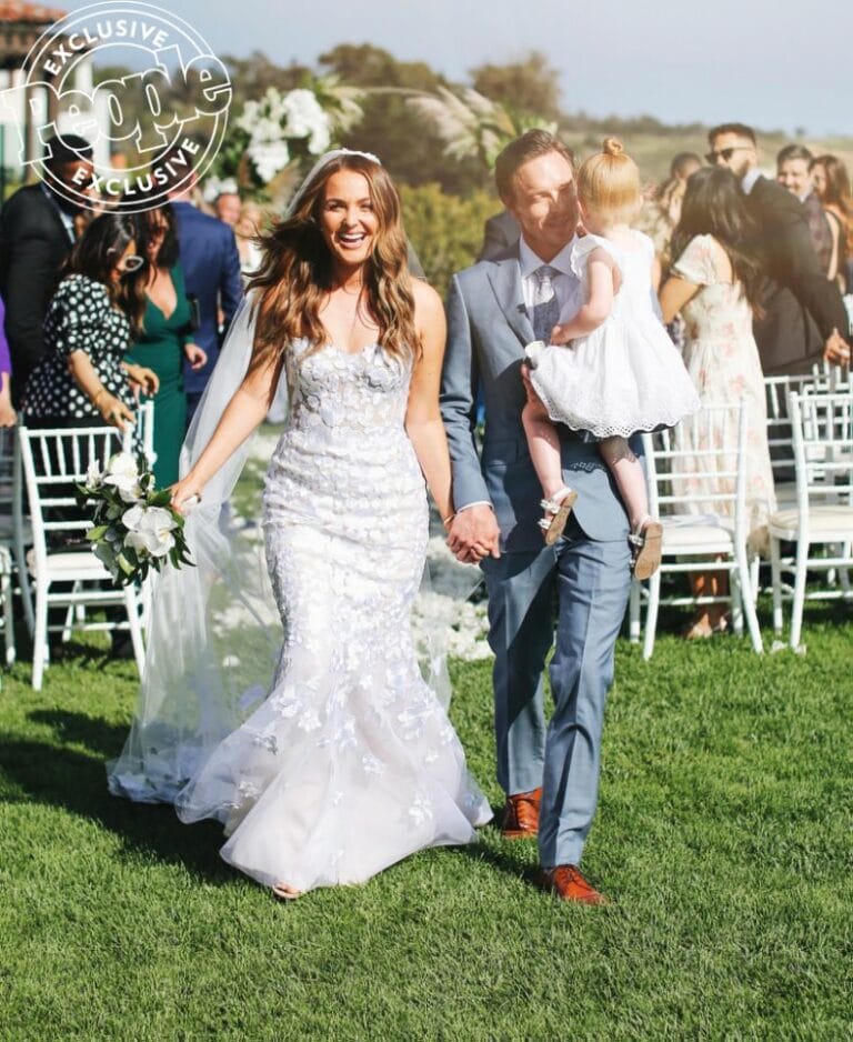 Camilla Luddington wearing Riley gown people magazine