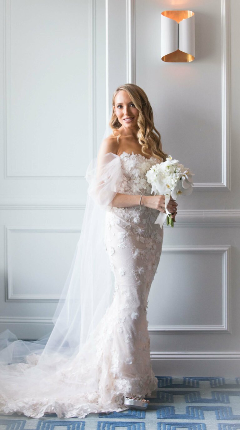 Alexandra wearing Lulu gown
