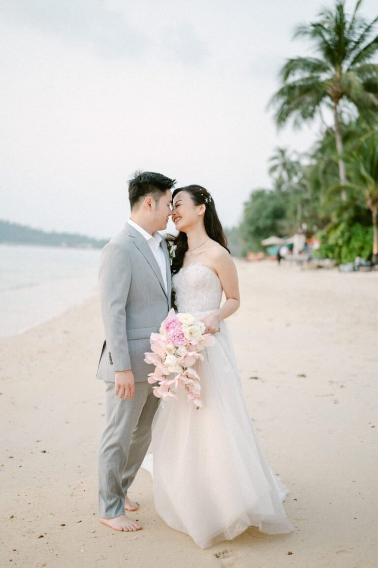 Teresia wearing Sallee gown