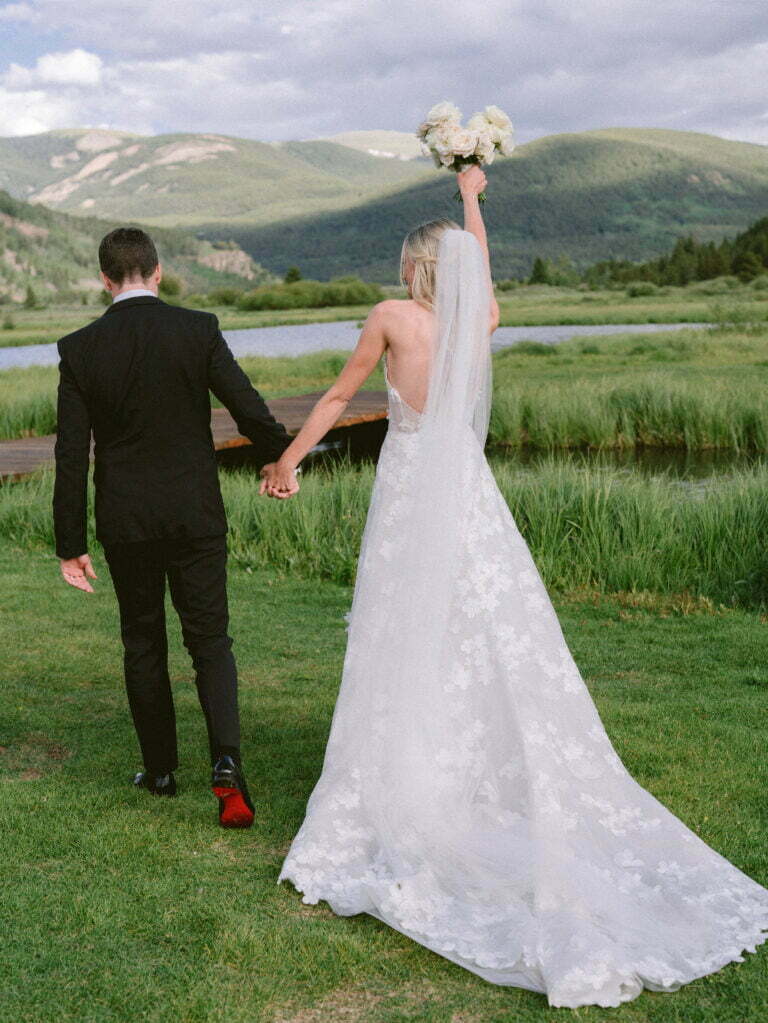Annabelle Devlin wearing Kaylyn gown