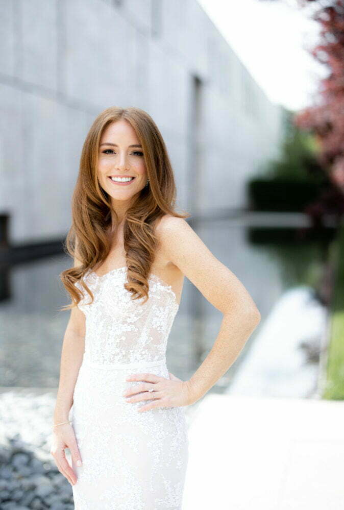 Kaitlyn Viola wearing Jess gown