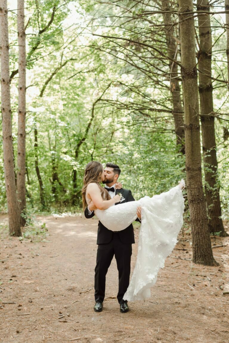 Sabrina Colosimo wearing Verona gown