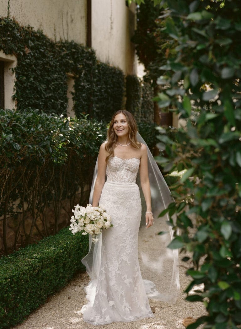 Rachel Neporent Toobi wearing custom Timmy gown