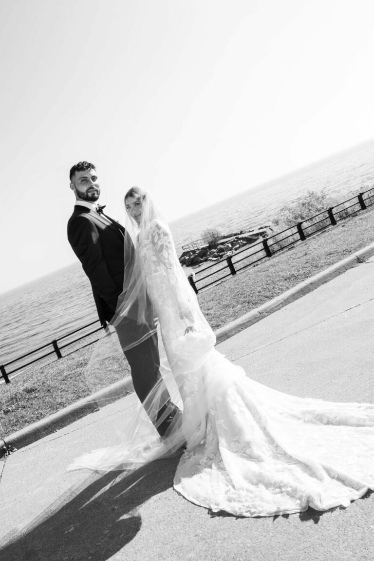 Vanessa Stancati in Sonil gown