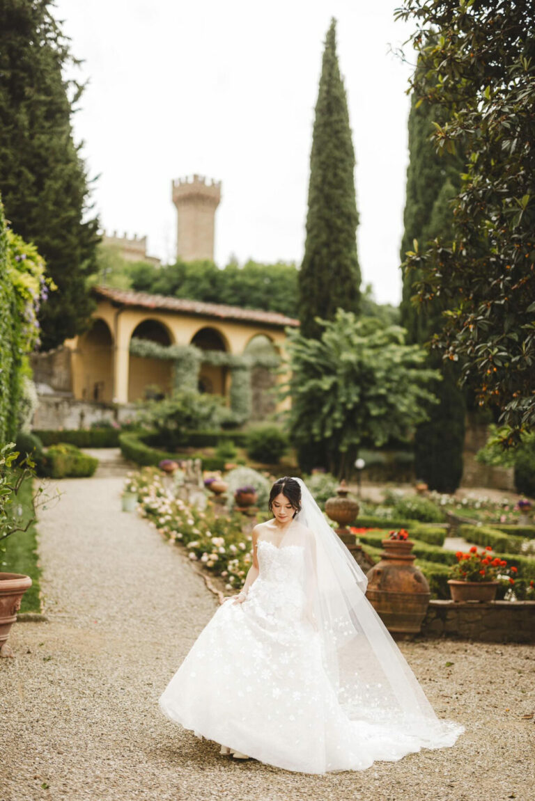 Kristina Lau in Nessia gown