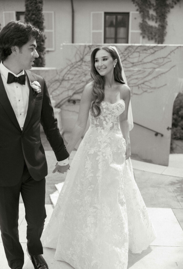 Deanna Speranza in Misha gown
