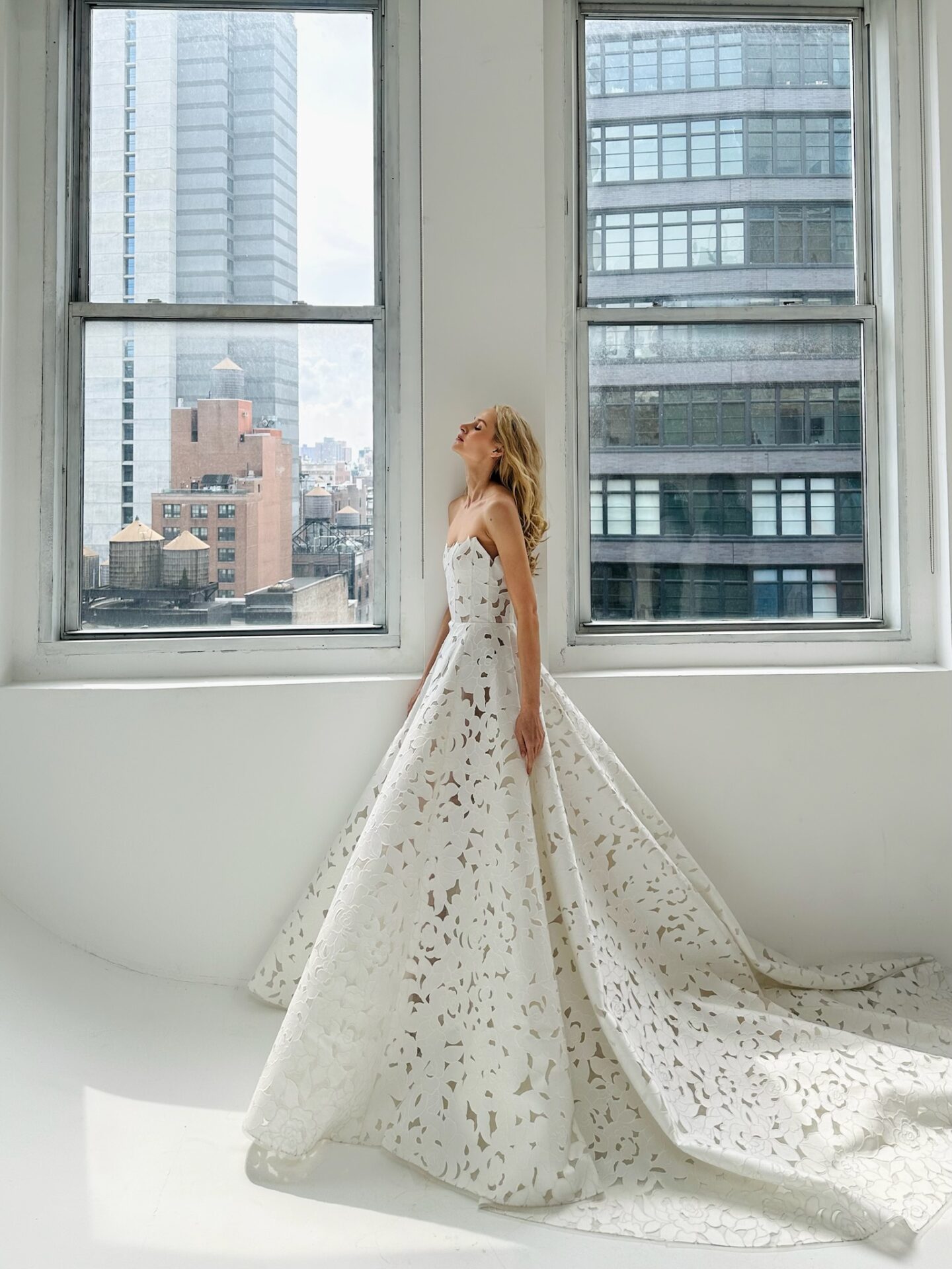 Mayra Wedding Gown: Bold Florals and Modern Grace from Mira Zwillinger’s Far Beyond Collection