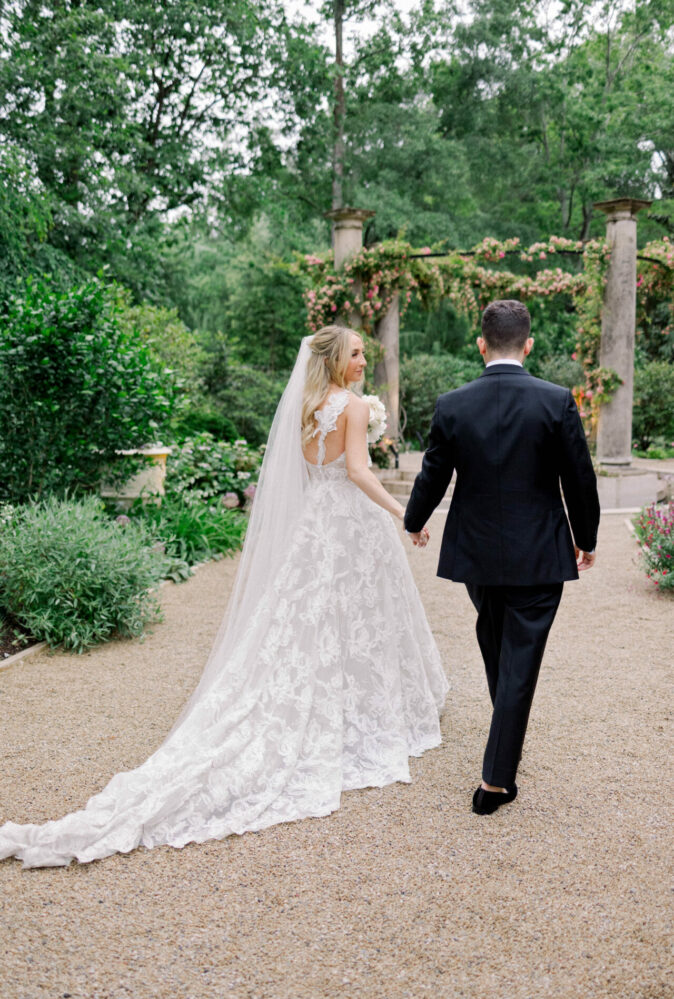Jennifer Freedman in Ami Gown