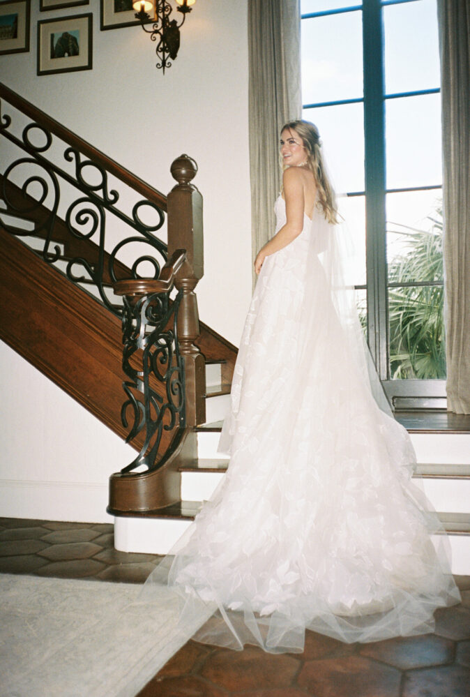Celeste Jones in Suma gown