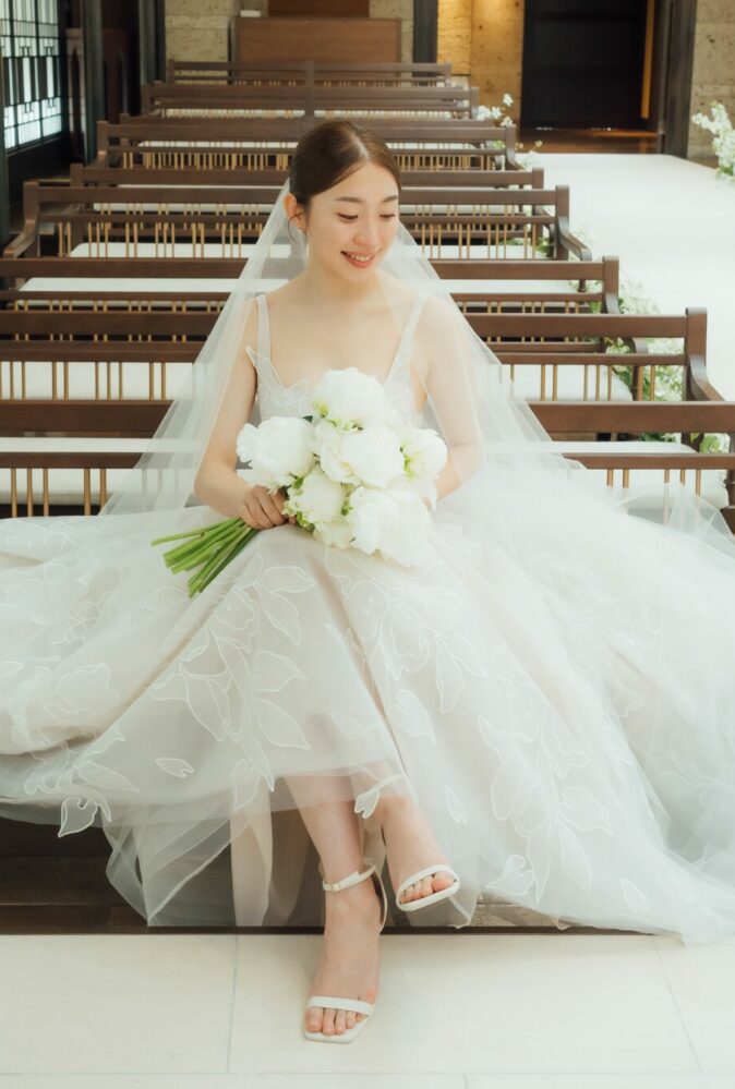 Chise Matsuda in Suma gown