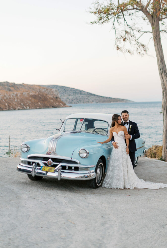 Joanne Koutsoulias in Billie gown with matching veil and shrug