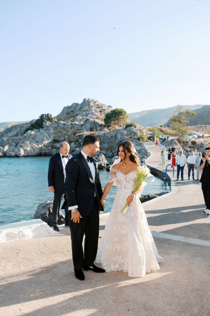 Katya Ruiz weds by the sea in couture gown.