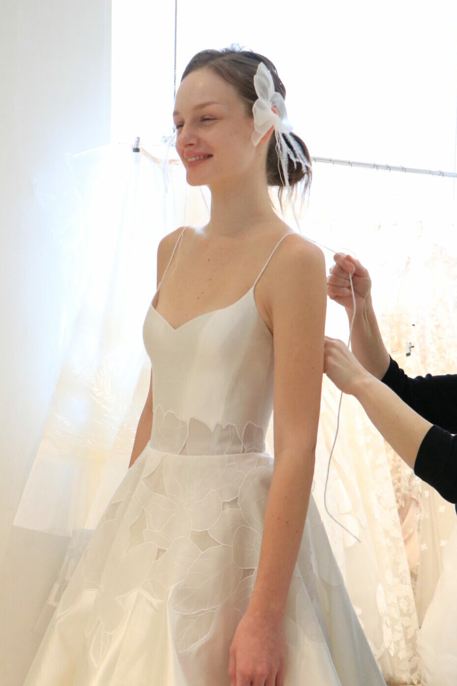 Mara Wedding Gown couture wedding dress by Mira Zwillinger — making of Mara: Where Craft Becomes Couture atelier process
