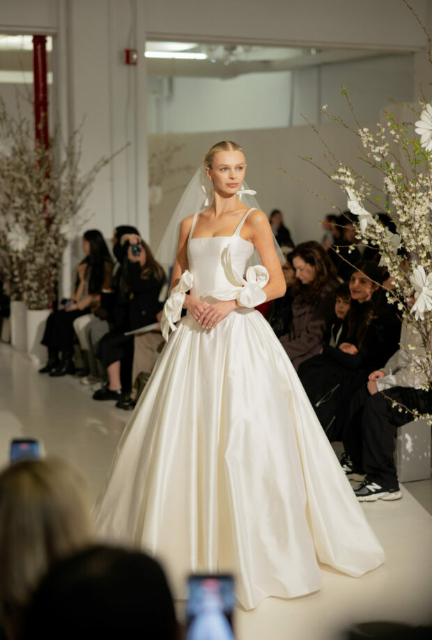 Reina gown: A Sculptural Bridal Gown with a Playful Couture Twist
