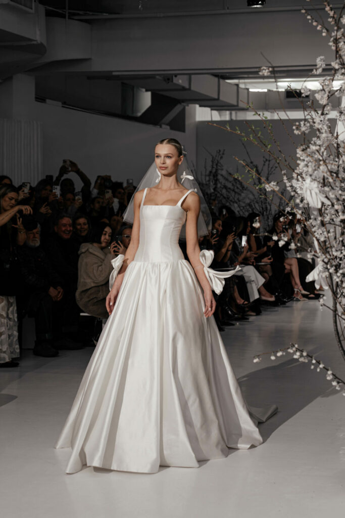 Reina gown couture wedding dress by Mira Zwillinger — for the Bride Who Seeks Timeless with a Modern Edge
