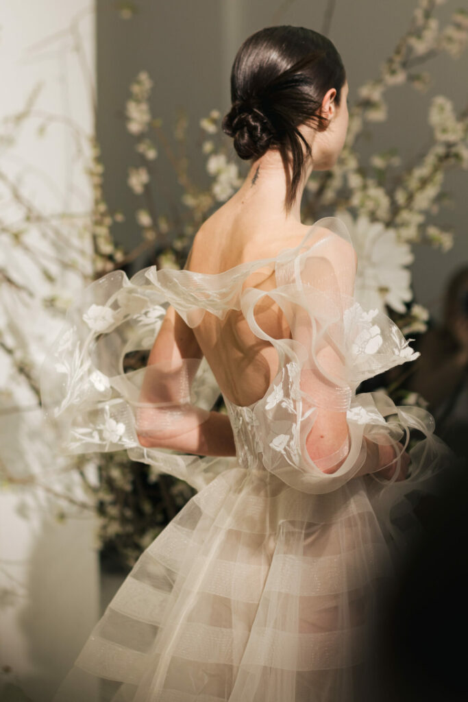 Elka Wedding Dress couture wedding dress by Mira Zwillinger — spotlight on Elka