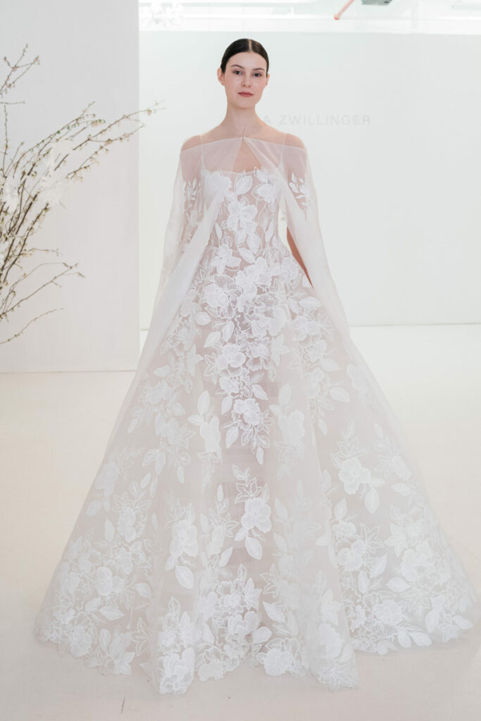 The Sui Gown: A Floral A-Line Masterpiece of Quiet Opulence