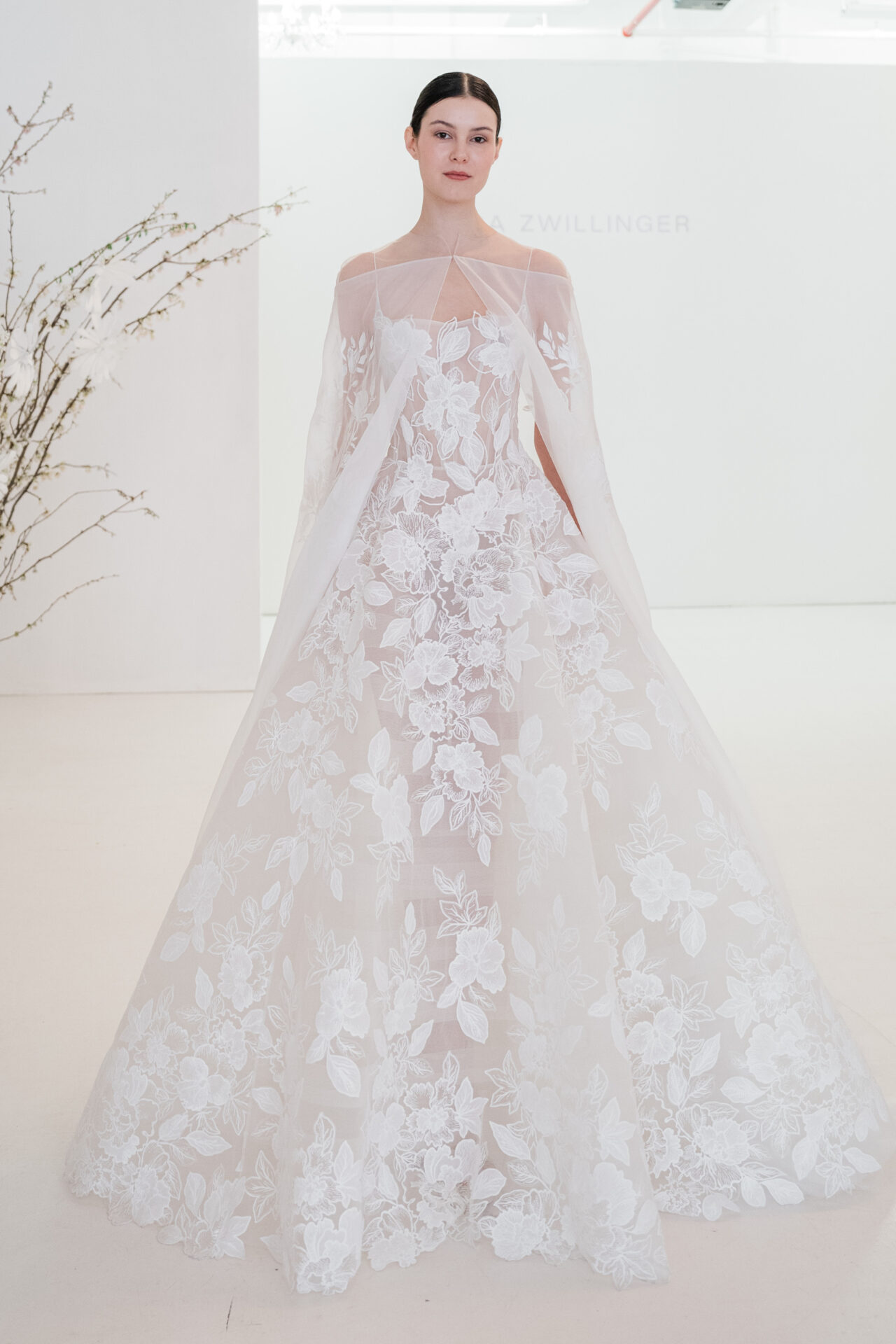 The Sui Gown: A Floral A-Line Masterpiece of Quiet Opulence
